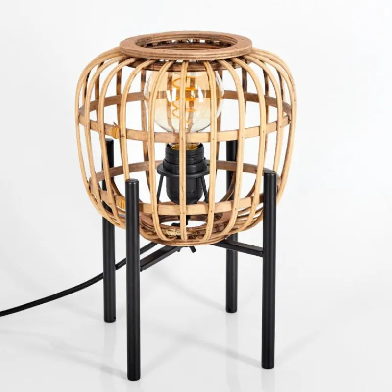 Luminaires Orientaux-hofstein Lampe de table Combeima Noir, 1 lumière