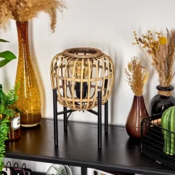 Luminaires Orientaux-hofstein Lampe de table Combeima Noir, 1 lumière