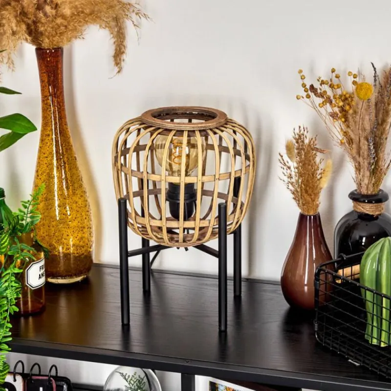 Luminaires Orientaux-hofstein Lampe de table Combeima Noir, 1 lumière