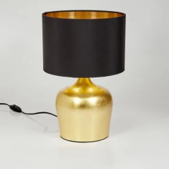 Lampes En Tissu-hofstein Lampe de table Corcovada Or, 1 lumière