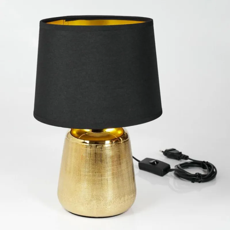 Lampes En Tissu-hofstein Lampe de table Corcovada Or, 1 lumière