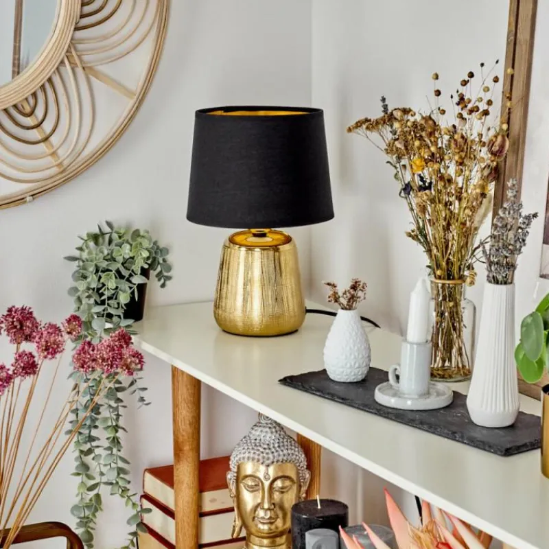 Lampes En Tissu-hofstein Lampe de table Corcovada Or, 1 lumière