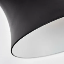 hofstein Lampe de table Corralcay Chrome, Noir, 1 lumière