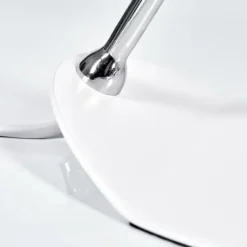 Lampes Industrielles-hofstein Lampe de table Corralcay Chrome, Blanc, 1 lumière