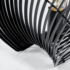 Lampes Industrielles-hofstein Lampe de table Corvallis Noir, 1 lumière