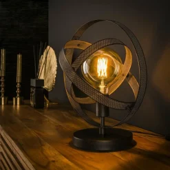 hofstein Lampe de table Cosmos Anthracite, 1 lumière* Lampes À Poser