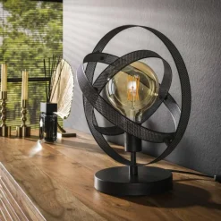 hofstein Lampe de table Cosmos Anthracite, 1 lumière* Lampes À Poser