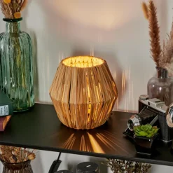 Luminaires Scandinaves-hofstein Lampe de table Cricket Écru, Noir, 1 lumière