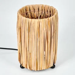 Luminaires Scandinaves-hofstein Lampe de table Cricket Écru, Noir, 1 lumière