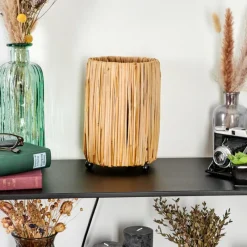 Luminaires Scandinaves-hofstein Lampe de table Cricket Écru, Noir, 1 lumière