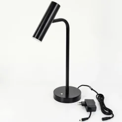 hofstein Lampe de table Dalheim LED Noir, 1 lumière* Éclairage Led
