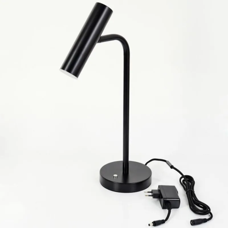 hofstein Lampe de table Dalheim LED Noir, 1 lumière* Éclairage Led