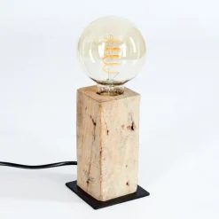 Lampes Vintages & Rétros-hofstein Lampe de table Derville Écru, Noir, 1 lumière