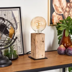 Lampes Vintages & Rétros-hofstein Lampe de table Derville Écru, Noir, 1 lumière