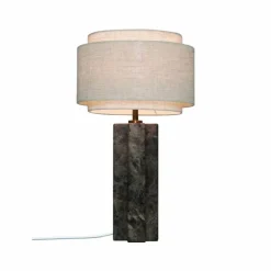 Lampes En Tissu-Design For The People by Nordlux Lampe de table TAKAI Brun, 1 lumière