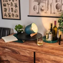 Luminaires Scandinaves-hofstein Lampe de table Drice Écru, 1 lumière