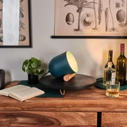 Luminaires Scandinaves-hofstein Lampe de table Drice Écru, 1 lumière