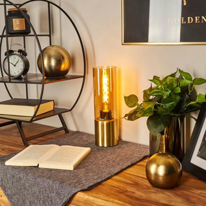 hofstein Lampe de table Dulcita Laiton, 1 lumière