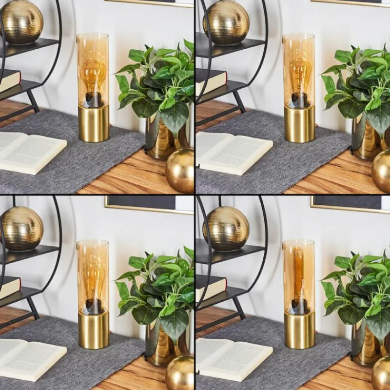 hofstein Lampe de table Dulcita Laiton, 1 lumière