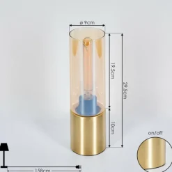 hofstein Lampe de table Dulcita Laiton, 1 lumière