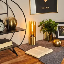 hofstein Lampe de table Dulcita Laiton, 1 lumière