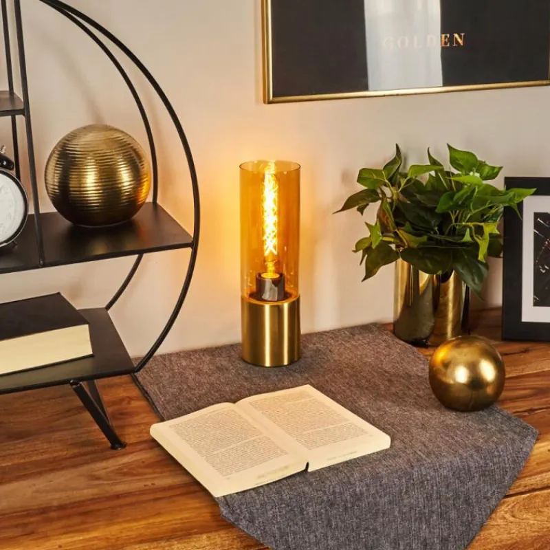 hofstein Lampe de table Dulcita Laiton, 1 lumière