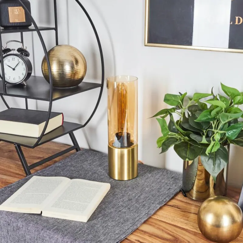 hofstein Lampe de table Dulcita Laiton, 1 lumière