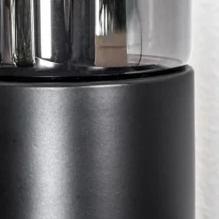 Suspension Verre Fumé-hofstein Lampe de table Dulcita Noir, 1 lumière