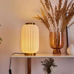 hofstein Lampe de table Dyce Laiton, 1 lumière