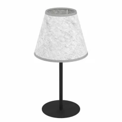 Lampes En Tissu-Luminaires Eglo Lampe de table Eglo ALSAGER Noir, 1 lumière