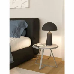 Luminaires Eglo Lampe de table Eglo ARANZOLA Noir, Blanc, 1 lumière* Lampes À Poser
