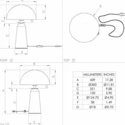 Luminaires Eglo Lampe de table Eglo ARANZOLA Noir, Blanc, 1 lumière* Lampes À Poser