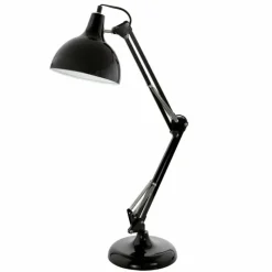 Lampes Industrielles-Luminaires Eglo Lampe de table Eglo BORGILLIO Noir, 1 lumière
