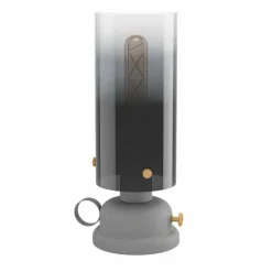 Suspension Verre Fumé-Luminaires Eglo Lampe de table Eglo GARGRAVE Gris, Laiton, 1 lumière