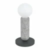 Lampes Industrielles-Luminaires Eglo Lampe de table Eglo GIACONECCHIA Anthracite, 1 lumière