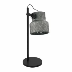 Lampes Industrielles-Luminaires Eglo Lampe de table Eglo HILCOTT Noir, 1 lumière