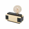 Lampes Industrielles-Luminaires Eglo Lampe de table Eglo LAYHAM Brun, Noir, 1 lumière