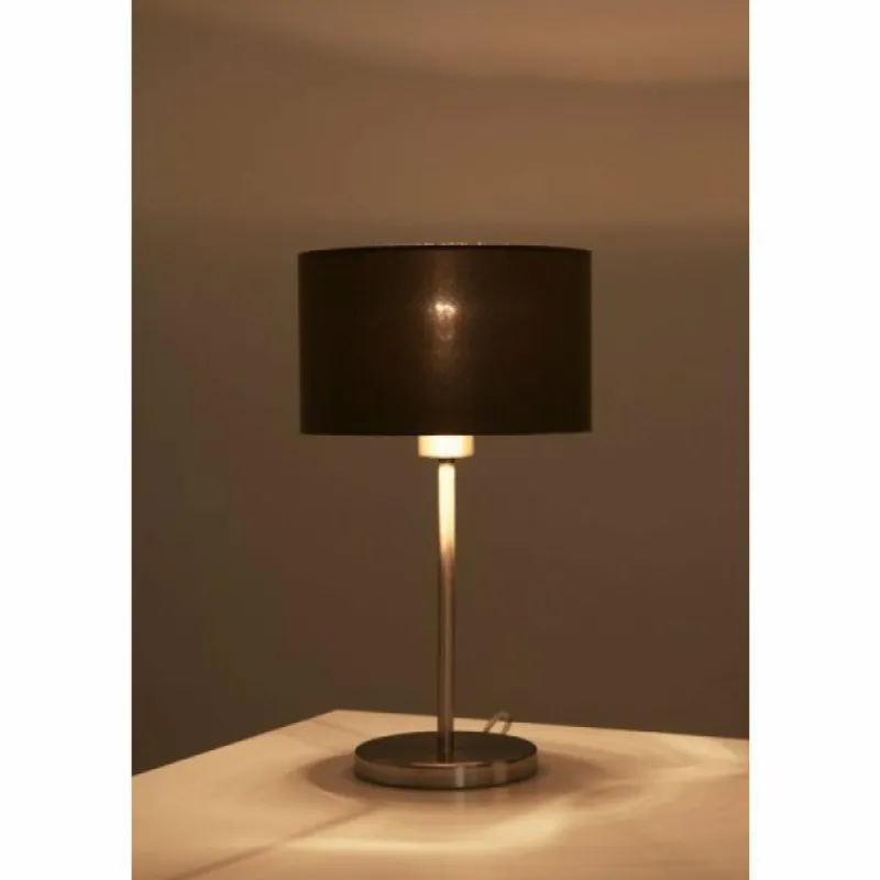 Lampes En Tissu-Luminaires Eglo Lampe de table Eglo Leuchten Maserlo Nickel mat, 1 lumière
