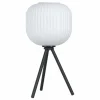 Luminaires Eglo Lampe de table Eglo MANTUNALLE Noir, 1 lumière