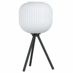 Luminaires Eglo Lampe de table Eglo MANTUNALLE Noir, 1 lumière