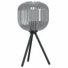 Luminaires Eglo Lampe de table Eglo MANTUNALLE Noir, 1 lumière
