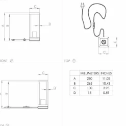 Lampes En Bois-Luminaires Eglo Lampe de table Eglo NAFFERTON Écru, Noir, 1 lumière