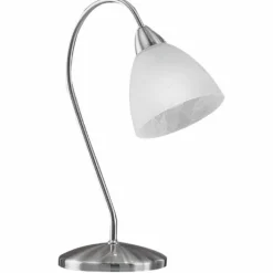 Luminaires Eglo Lampe de table Eglo PASTO Nickel mat, 1 lumière