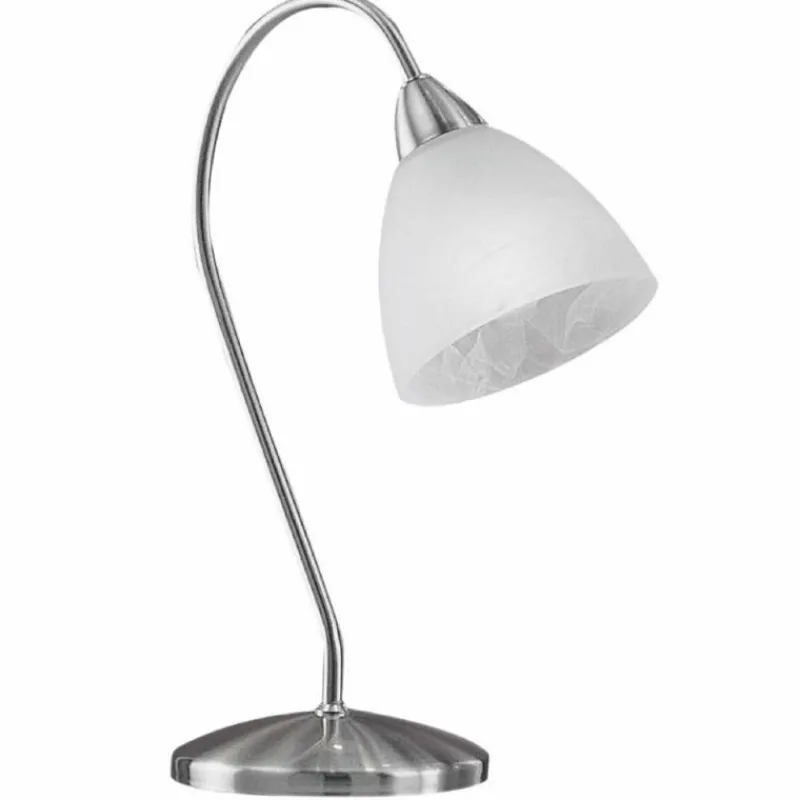 Luminaires Eglo Lampe de table Eglo PASTO Nickel mat, 1 lumière