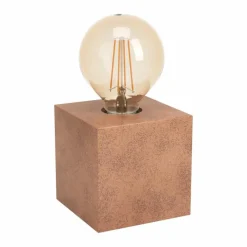 Lampes Vintages & Rétros-Luminaires Eglo Lampe de table Eglo PRESTWICK Rouille, 1 lumière