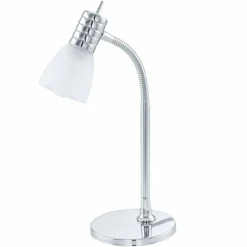 Luminaires Eglo Lampe de table Eglo PRINCE LED Chrome, 1 lumière