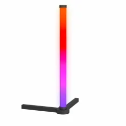 Luminaires Eglo Lampe de table Eglo RGBIC LED Noir, 1 lumière, Télécommandes, Changeur de couleurs* Éclairage Led