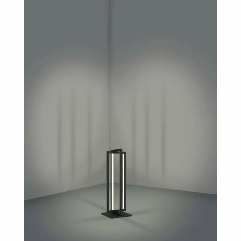 Luminaires Eglo Lampe de table Eglo SIBERIA LED Noir, 1 lumière, Télécommandes* Éclairage Led