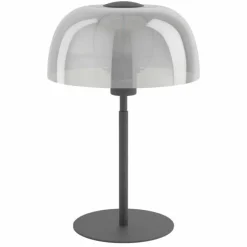 Suspension Verre Fumé-Luminaires Eglo Lampe de table Eglo SOLO Noir, 1 lumière
