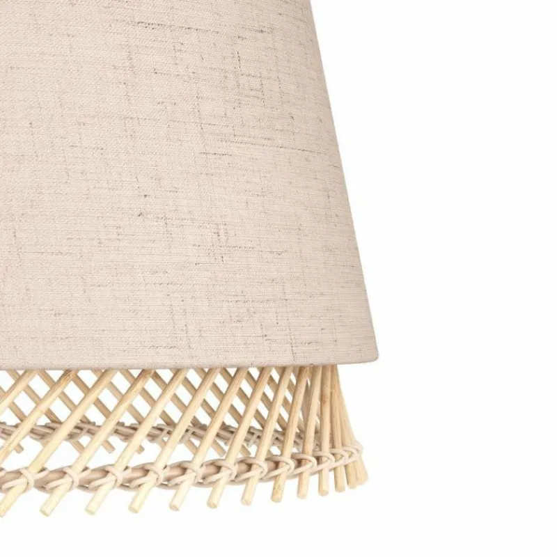 Style Boho-Chic-Luminaires Eglo Lampe de table Eglo TABLEY Noir, 1 lumière